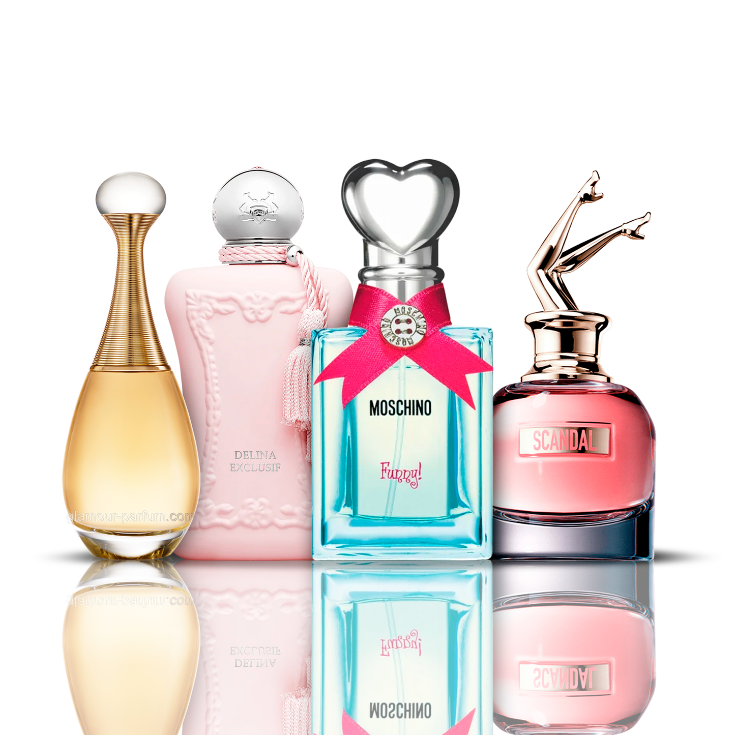 Σετ 4 Αρώματα | Funny Moschino + Delina + Scandal + J'adore 100 ml