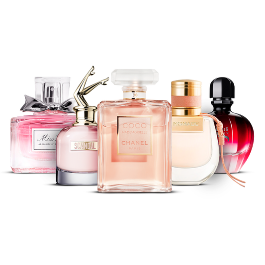 Σετ 5 Αρώματα – Miss Dior Absolutely Blooming, Scandal, Coco Mademoiselle, Nomade και Black XS  [100 ml έκαστο]