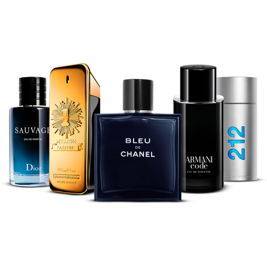Σετ 5 Αρώματα   – Sauvage, 1 Million, Bleu de Chanel, Armani Code και 212 Men  [100 ml έκαστο]