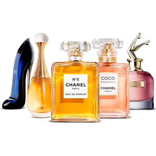 Σετ 5 Αρώματα – Good Girl, J'adore, Chanel Nº5, Coco Mademoiselle και Scandal [100 ml έκαστο]