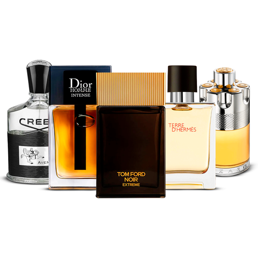 Σετ 5 Αρώματα  – Creed Aventus, Dior Homme Intense, Tom Ford Noir Extrême, Terre d'Hermès και Azzaro Wanted  [100 ml έκαστο]