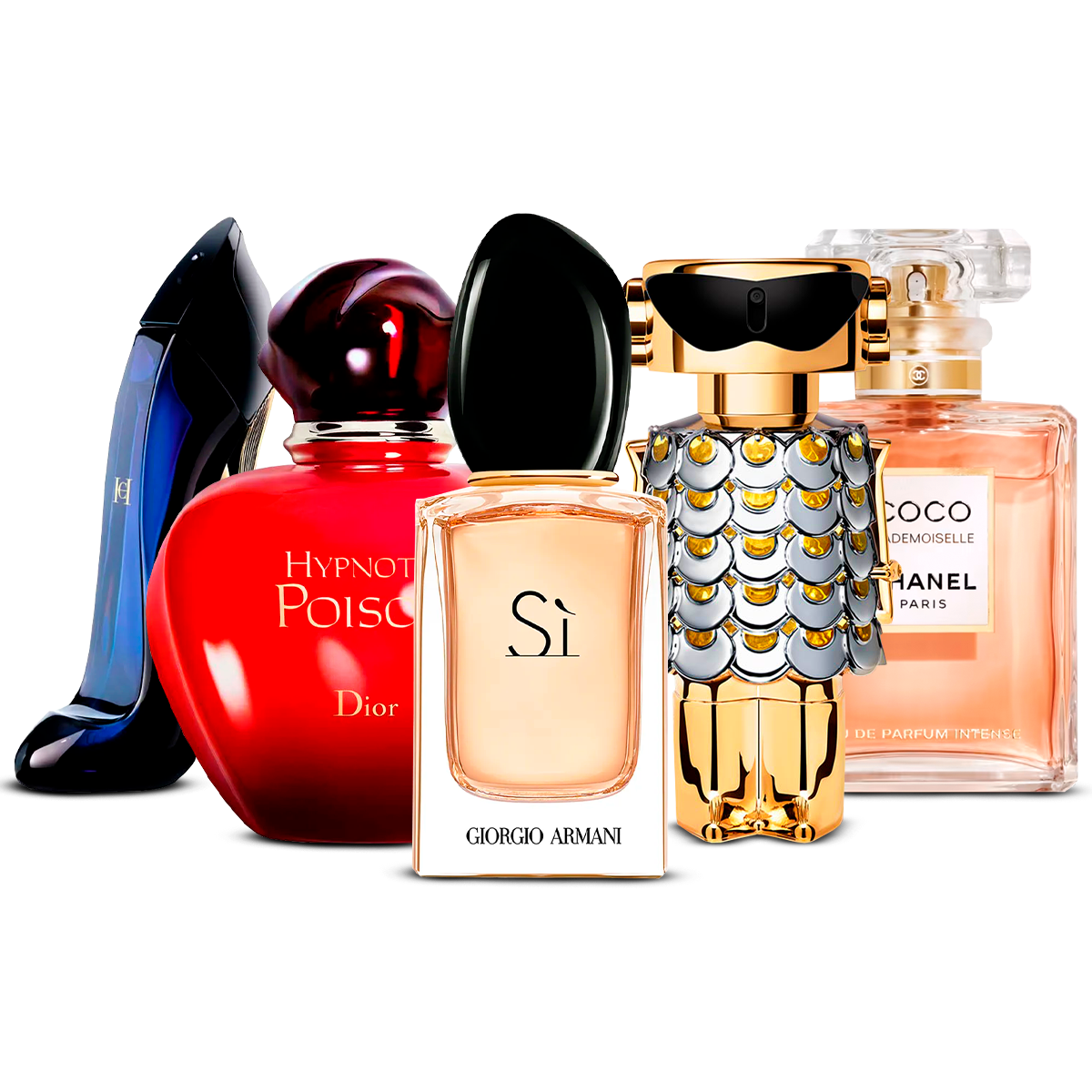Σετ 5 Αρώματα – Good Girl, Hypnotic Poison, Sì, Fame και Coco Mademoiselle [100 ml έκαστο]