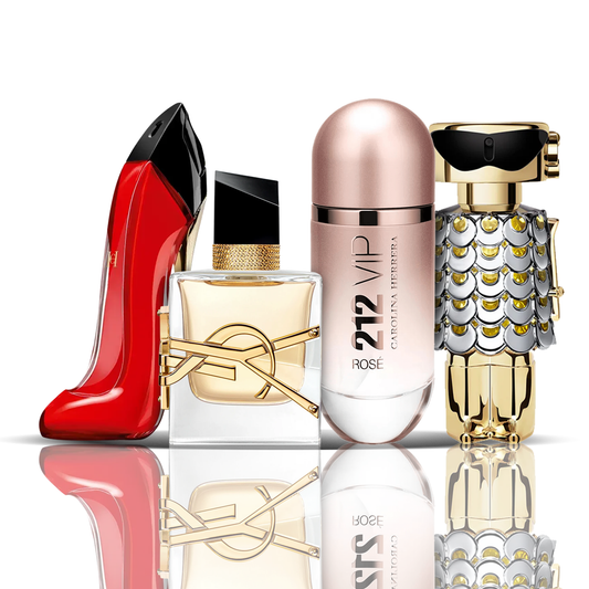 Σετ 4 Αρώματα | Very Good Girl + Libre + 212 VIP Rose + Fame 100 ml