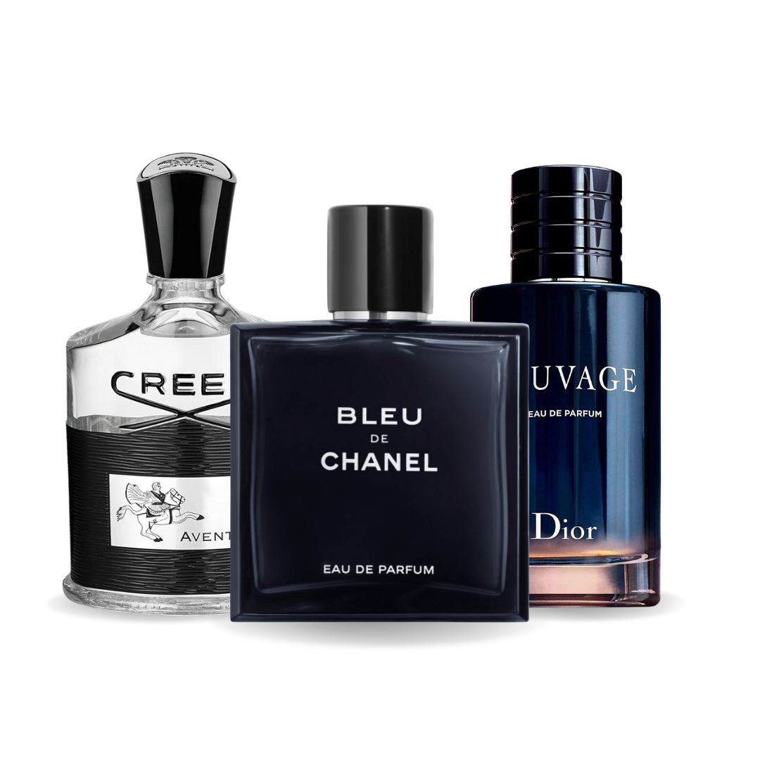 Σετ 3 Αρώματα | Creed Aventus, Bleu de Chanel, Dior Sauvage 100 ml