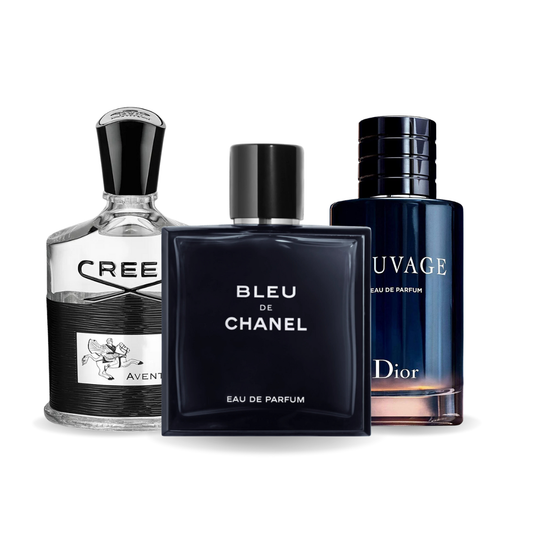 Σετ 3 Αρώματα | Creed Aventus, Bleu de Chanel, Dior Sauvage 100 ml