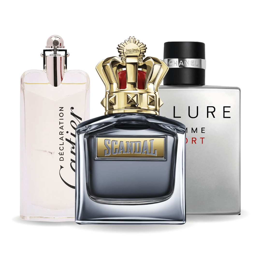 Σετ 3 Αρώματα | Allure Homme Sports, Jean Paul Gaultier Scandal, Cartier Declaration 100 ml