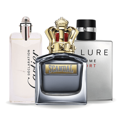 Σετ 3 Αρώματα | Allure Homme Sports, Jean Paul Gaultier Scandal, Cartier Declaration 100 ml
