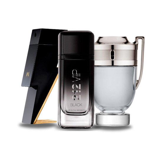 Σετ 3 Αρώματα | BAD BOY, 212 VIP BLACK, Paco Rabanne INVICTUS 100 ml