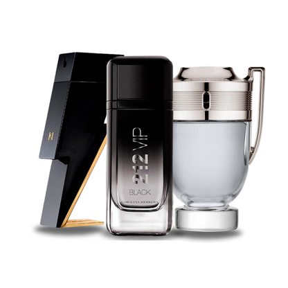 Σετ 3 Αρώματα | BAD BOY, 212 VIP BLACK, Paco Rabanne INVICTUS 100 ml