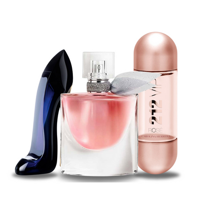 Σετ 3 Αρώματα | GOOD GIRL, Lancôme LA VIE EST BELLE, 212 VIP ROSÉ 100 ml