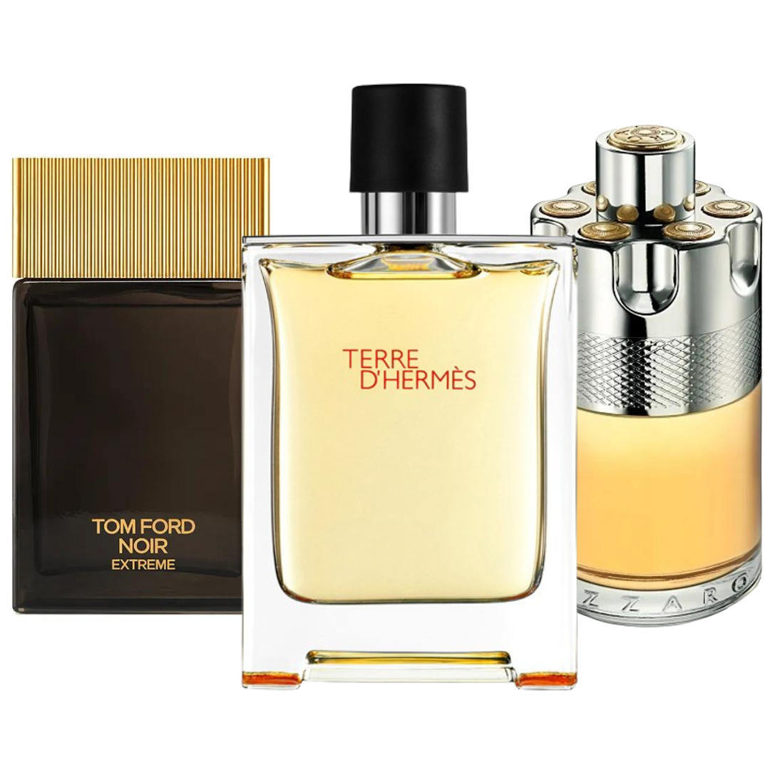 Σετ 3 Αρώματα | Terre de'Hermes, Azzaro Wanted, Tom Ford Noir Extreme 100 ml
