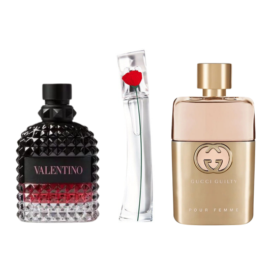 Σετ 3 Αρώματα | Gucci Guilty, Valentino Intense, Flower Kenzo 100 ml