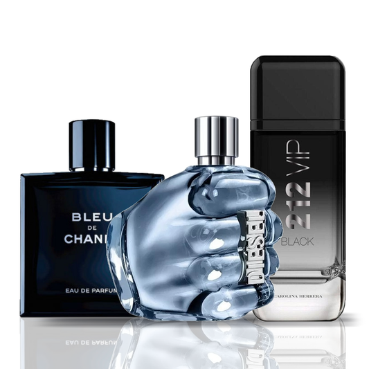 Σετ 3 Αρώματα | Bleu de Chanel + Diesel Only The Brave + 212 VIP Black