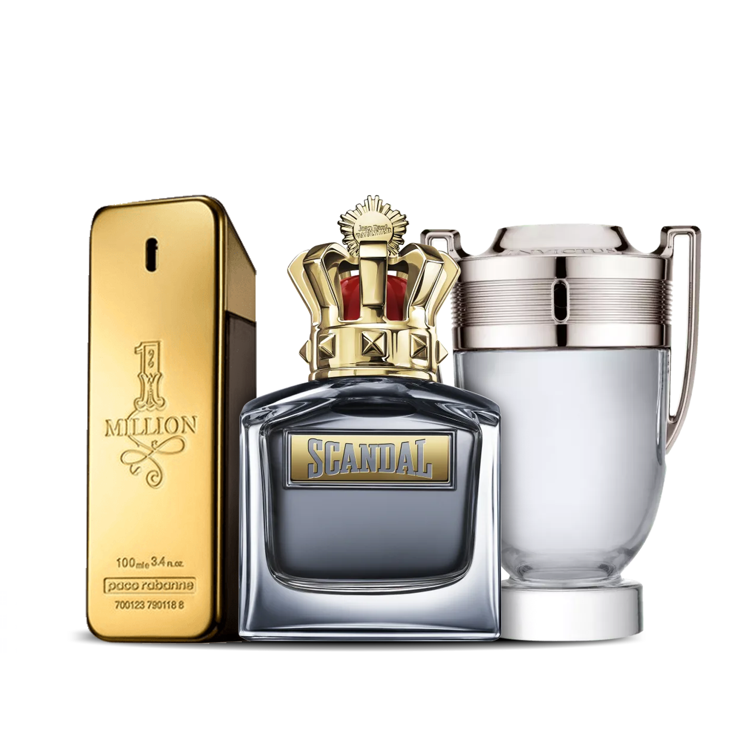 Σετ 3 Αρώματα | Invictus + Scandal Men + One Million 100 ml