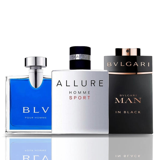 Σετ 3 Αρώματα | BLV + Allure Homme Sport + Bulgari Man in Black 100 ml