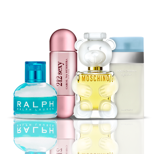 Σετ 4 Αρώματα | 212 Sexy + Light Blue + Moschino Toy 2 + Ralph Lauren 100 ml