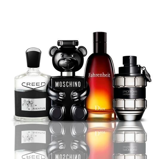 Σετ 4 Αρώματα | Creed Aventus + Fahrenheit + SpiceBomb + Toy Boy Moschino 100 ml