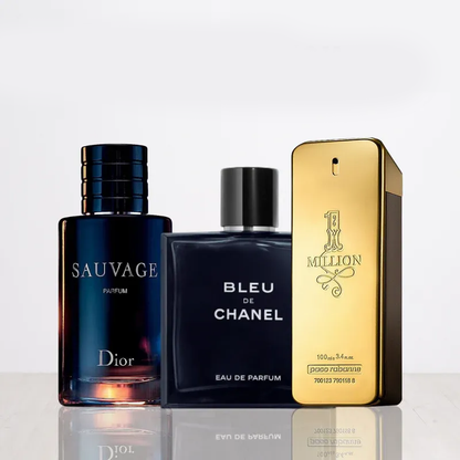 Σετ 3 Αρώματα | Sauvage Dior + One Million + Bleu de Chanel 100 ml