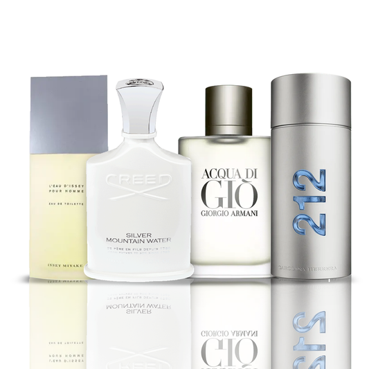 Σετ 4 Αρώματα | Issey Miyake + Acqua di Gio + Creed Silver + 212 NYC Men 100 ml
