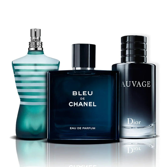 Σετ 3 Αρώματα | Le Male, Bleu de Chanel και Sauvage (100 ml)