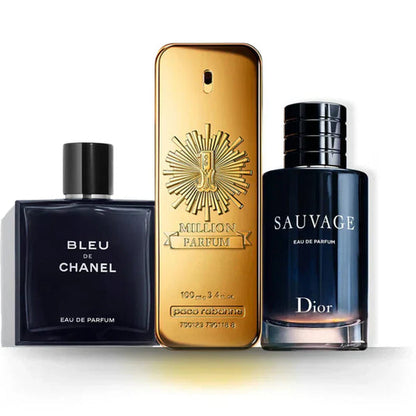 Σετ 3 Αρώματα | Bleu de Chanel + Sauvage + One Million 100 ml