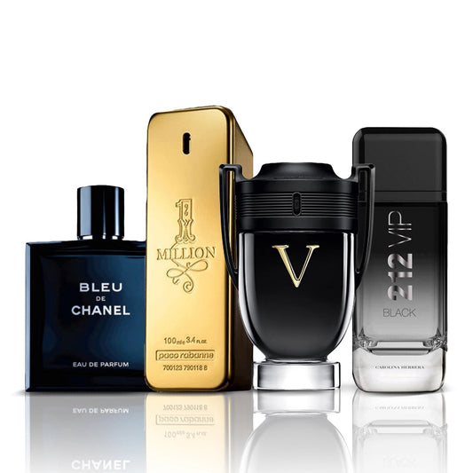 Σετ 4 Αρώματα | Bleu de Chanel + One Million + Invictus Victory + 212 VIP Black 100 ml